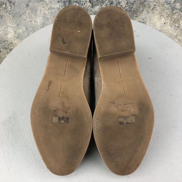 Dolce Vita Women's Size 8 Tivon Taupe Brown Suede Block Heel Ankle Booties Boots - Picture 11 of 16